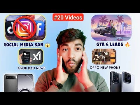 GTA 6 Leaks, France Social Media Ban & Grok AI Bad News? 🤯 iQOO 15 Ultra Soon ⚡ Tech News Today