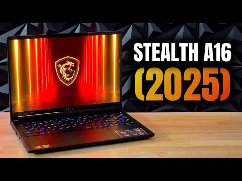 The Future of Gaming: Review of the MSI Stealth A16 AI+ (2025) - Is It Really the (Almost) Best Gaming Laptop of 2025?