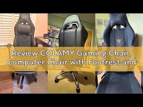 COLAMY Gaming Chair Review: Height, Comfort, and the Future of Gaming Furniture