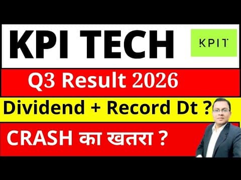 KPITTECH Q3 Results 2026: A Dividend Crisis and Market Crash Explained