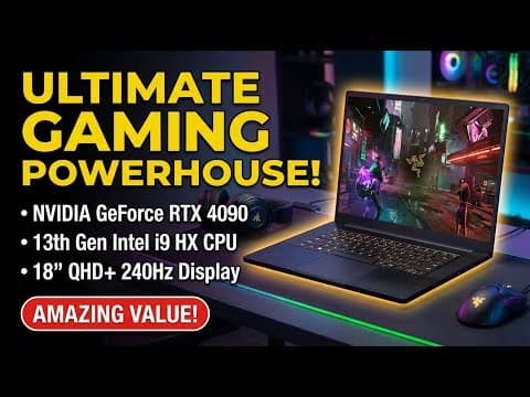 Razer Blade 18 RTX 4090 Review: Gaming Excellence in a Laptop Form Factor