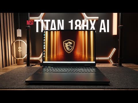 MSI Titan 18HX AI Review: A $10,000 Gaming Laptop's Ambitious AI Leap